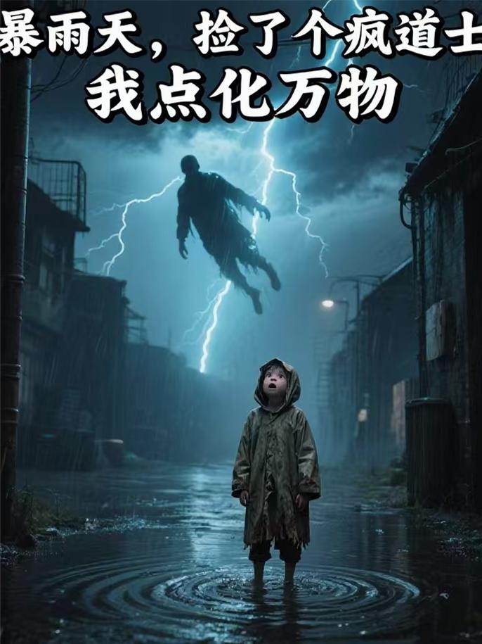 暴雨天,捡了个疯道士我点化万物