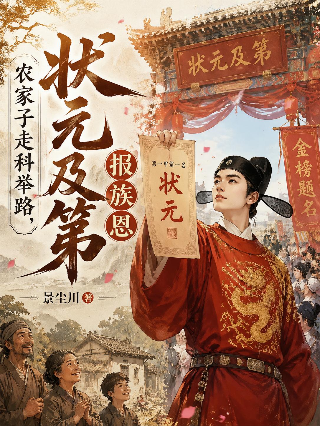 农家子走科举路,状元及第报族恩